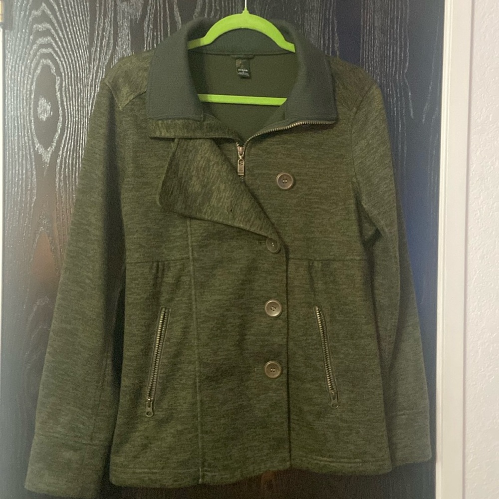 Prana Martina Heathered Water Resistant Jacket Size Medium